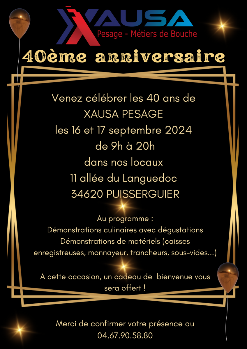 FETONS ENSEMBLE LES 40 ANS DE XAUSA PESAGE